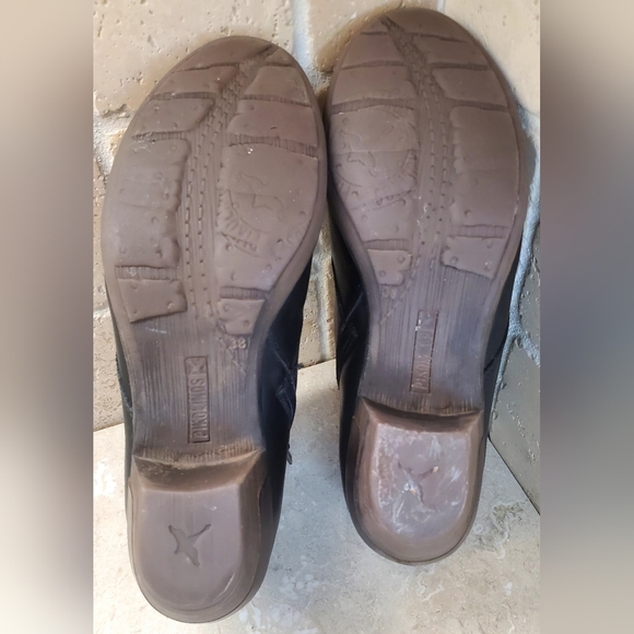 PIKOLINOS Rotterdam Black Leather Ankle Boots Size 7.5 US/38 EU - Picture 5 of 12